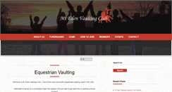 Desktop Screenshot of mountedenvaulting.org